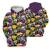 Maxcorners Tropical Sugar Skull Floral Golf Polo Shirt, Golf Tops For Women, Performance Golf Shirt LM1507