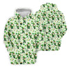 Maxcorners Happy St Patrick's Day Gnome Shamrock Golf Shirt, Funny Golf Shirts Women, Ladies Golf Polos