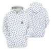 Maxcorners Vitamin G Shamrock Pattern Golf And Beer White Golf Shirt, St Patrick's Day Golf Shirt, Women's Golf Shirts