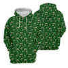 Maxcorners St Patrick's Day Leprechaun Character Golf And Beer Green Golf Shirt, Fun Golf Shirts For Men, Polo For Men