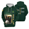 Maxcorners Birdie Bogey Eagle Par Golf And Beer St Patrick's Day Green Golf Tops For Men, Golf Shirts For Men