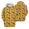 Maxcorners Yellow Cowboy Rodeo Desert Western Hawaiian Golf Shirt, Women's Golf Tops, Golf Polo For Women LM1507