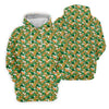 Maxcorners Naughty Fun Adult Humor St Patrick's Day Golf Shirt, Green Orange White Polo Shirts For Men