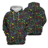 Maxcorners Neon Paint Splatter Pattern Golf Shirt, Women's Golf Shirt, Hawaiian Golf Shirt, Golf Polo For Women LM1507