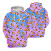 Maxcorners Funny Taco Cat Galaxy Pattern Golf Shirt, Women’s Golf Apparel, Ladies Golf Shirt LM1507