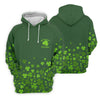 Maxcorners Shenanigans Coordinator Golf Ball Pattern St Patrick Day Green Golf Shirt, Women's Golf Tops, Ladies Golf Polos