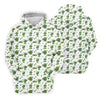 Maxcorners Three Leaf Clover Golf And Beer St Patrick's Day White Golf Shirt, Fun Golf Shirts For Men, Polo Shirts For Men