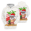 Maxcorners Women's Vacation Mode Santa Golf Shirt, Christmas Golf Shirt, Women’s Golf Apparel LM1507