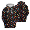 Maxcorners Guitar Pattern Hawaiian Golf Shirt, Music Lover Women's Golf Tops, Ladies Golf Shirts LM1507