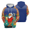 Maxcorners Women's Funny Golf Santa Beer And Cigar Polo Shirt, Christmas Golf Shirt, Women’s Golf Polo, Women’s Golf Apparel LM1507