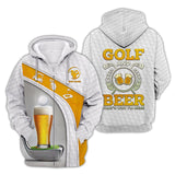 Maxcorners Golf and Beer That Why I Am Here Polo Shirts Golf Club Personalized Golf Apparel for Golfers