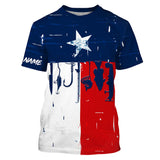 Maxcorners Texas flag UV protection fishing shirt fishing jersey for fisherman MT2108