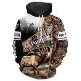 Maxcorners Elk Hunting Customize Name 3D Shirts