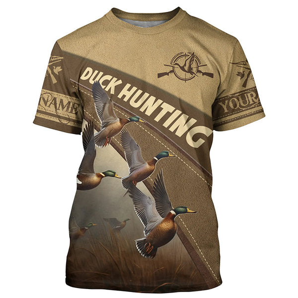 Maxcorners Duck Hunting Custom All Over Printed Shirts Waterfowl Hunter Shirts Duck Hunter Clothing Men And Women LM2608