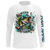 Maxcorners Wishin' I Was Fishin' Custom Funny Bass Christmas Fishing Shirts Bass Christmas Fishing Gift LM0201