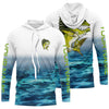 Maxcorners Custom Angry Bass Tournament Long Sleeve Fishing Shirts, Bass Performance Fishing Jerseys LM0201