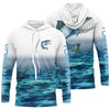 Maxcorners Custom Chinook King Salmon Tournament Long Sleeve Fishing Shirts, Salmon Performance Fishing Jerseys LM0201