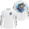 Maxcorners Personalized Bass Tournament Fishing Shirts, Bass Long Sleeve Fishing Jerseys LM0201