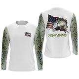 Maxcorners Customize Name Speckled Trout Fishing 3D Shirts