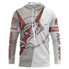 Maxcorners Alabama Flag Bass Fishing Custom Long Sleeve Fishing Shirts, Alabama Bass Fishing Jerseys LM0201