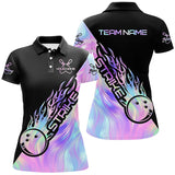 Maxcorners Bowling And Pins Customized Name 3D Shirt For Women