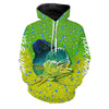 Maxcorners Mahi Mahi Fishing Skin Customize Name 3D Hoodie