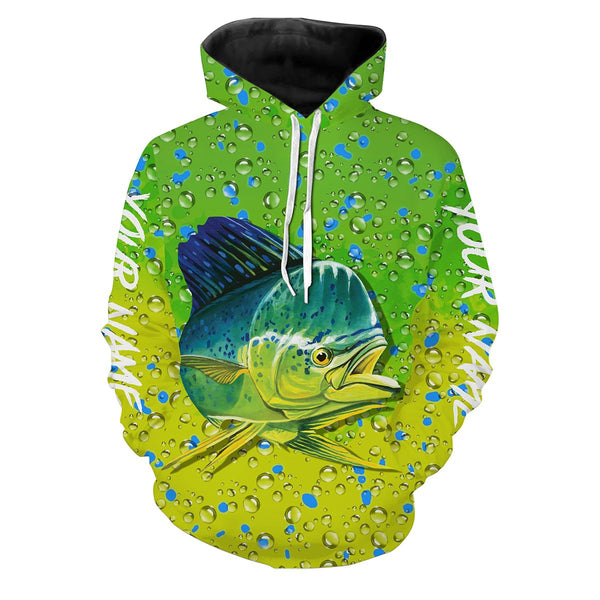 Maxcorners Mahi Mahi Fishing Skin Customize Name 3D Hoodie