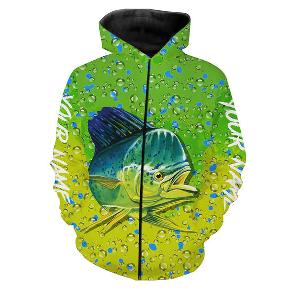 Maxcorners Mahi Mahi Fishing Skin Customize Name 3D Hoodie