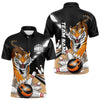 Maxcorners Custom Tiger Bowling Shirts For Men, Tiger Bowling Team Shirt Bowler Uniform Outfits LM1610