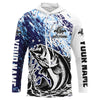 Maxcorners Custom Bass Fishing Jerseys, Largemouth Bass Tournament Long Sleeve Fishing Shirts LM0201