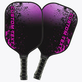 Maxcorners Custom Purple Pickleball Paddle With Pickleball Team Names, Pickleball Tournaments Equipment