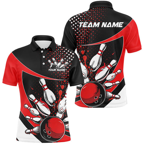 Maxcorners Team League Bowling For Team Bowling Team Men And Women Polo Shirts, Bowling Pattern Outfits
