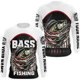 Maxcorners Custom Largemouth Bass Fishing Jerseys, Bass Long Sleeve Tournament Fishing Shirts For Men And Women 2 LM2408