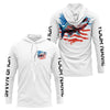 Maxcorners Personalized American Flag Bass Long Sleeve Fishing Shirts, Patriotic Bass Fishing Gifts LM0501