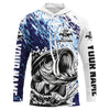 Maxcorners Personalized Bass Long Sleeve Tournament Fishing Shirts, Bass Fishing Jerseys Fishing Gifts LM0201