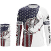 Maxcorners Bass Fishing American Flag Custom performance Fishing shirts, Patriotic Bass Fishing jerseys LM0501