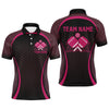 Maxcorners Custom Pink Pickleball Shirts For Men, Men'S Pickleball Outfit Pickleball Team Shirts