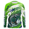 Maxcorners Musky Fishing Custom Long Sleeve Fishing Shirts, Muskie Fishing Tournament Shirts Fishing Jerseys MT2108