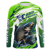 Maxcorners Carp Fishing Custom Long Sleeve Fishing Shirts, Carp Fishing Tournament Shirts Fishing Jerseys MT2108