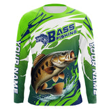 Maxcorners Smallmouth Bass Fishing Custom Fishing Shirts, Bass Fishing Tournament Shirts Fishing Jerseys MT2108