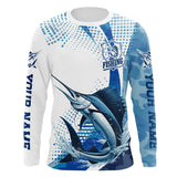 Maxcorners Sailfish Fishing Custom Performance Fishing Gear Shirts, Sailfish Long Sleeve Fishing Shirts LM2408