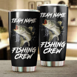 Maxcorners Striped Bass (Striper) Fishing Tumbler Crew Customize Name