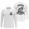 Maxcorners Largemouth Bass Fishing Custom Long Sleeve Fishing Shirts, Bass Tournament Fishing Jerseys LM0201