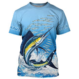 Maxcorners Sailfish Fishing Custom Long Sleeve Performance Fishing Shirts, Sailfish Saltwater Fishing Shirt MT2108