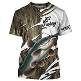 Maxcorners Catfish Fishing Custom Camo Long Sleeve Fishing Shirts, Catfish Fishing Tournament Apparel MT2108