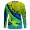 Maxcorners Customized Name Mahi Mahi Fishing 3D Shirts