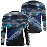 Maxcorners Custom Sailfish Fishing Saltwater Long Sleeve Performance Fishing Shirts LM0607