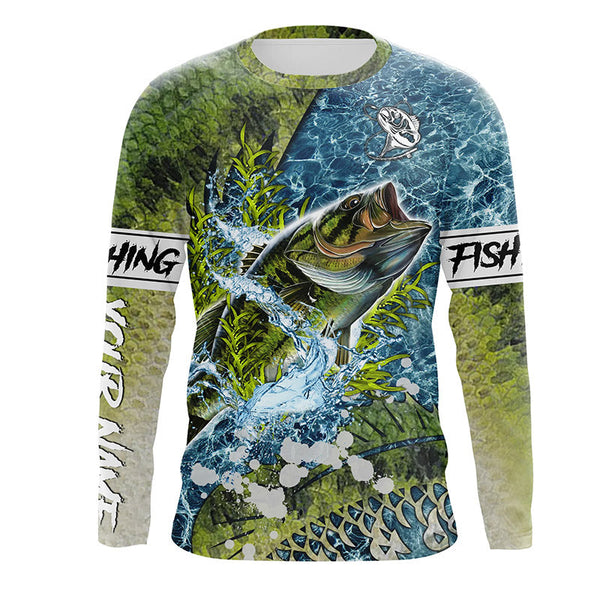 MaxCorners Brown Trout Fishing Customized Name 3D Long Sleeve Shirt