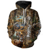 Maxcorners Deer Hunting Camo Customize Name 3D All Over Printed Shirts Personalized gift For Hunting Lover LM2608