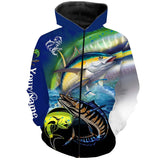 Maxcorners Mahi-mahi, Wahoo, Tuna Customize Name 3D Shirts